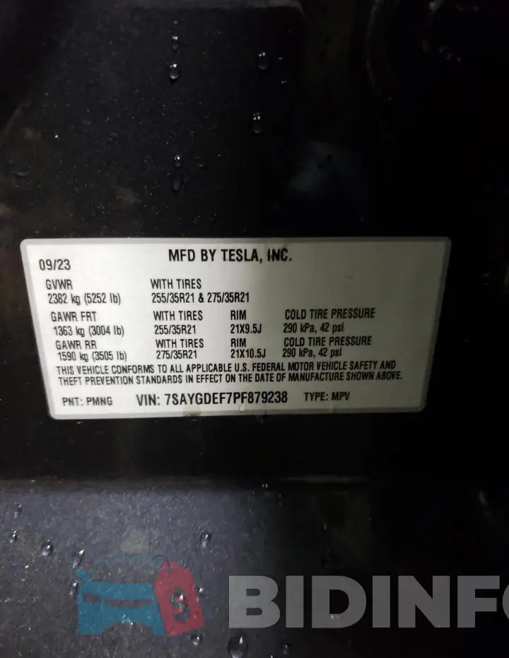 7SAYGDEF7PF879238 Photo# 12