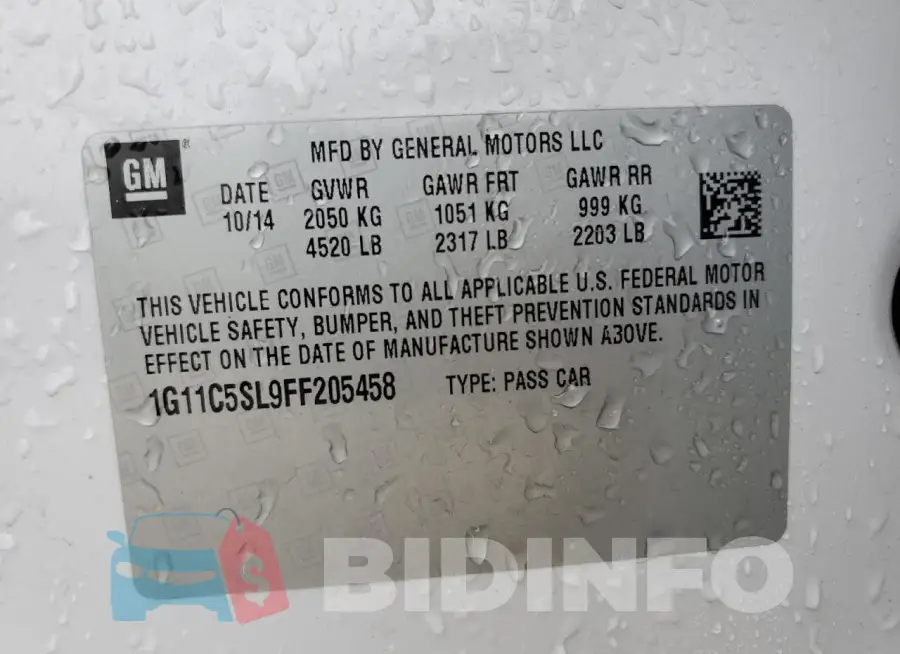 1G11C5SL9FF205458 Photo# 12