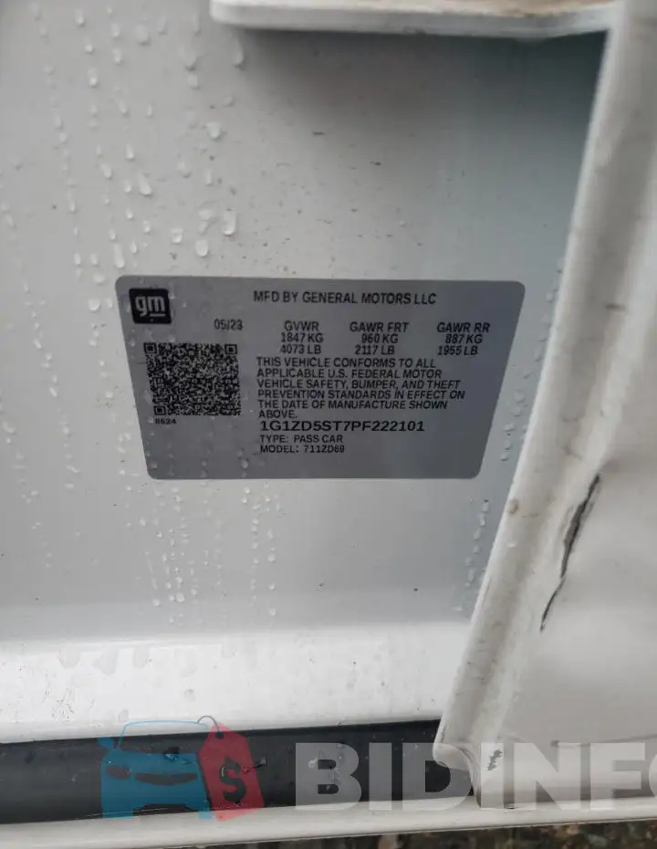 1G1ZD5ST7PF222101 Photo# 13