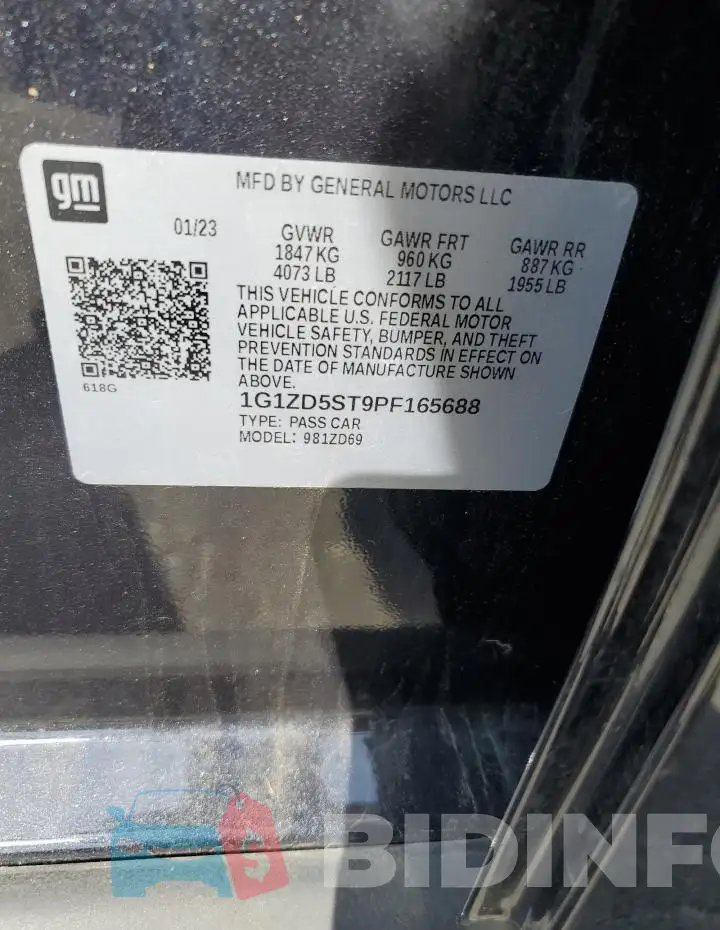 1G1ZD5ST9PF165688 Photo# 13