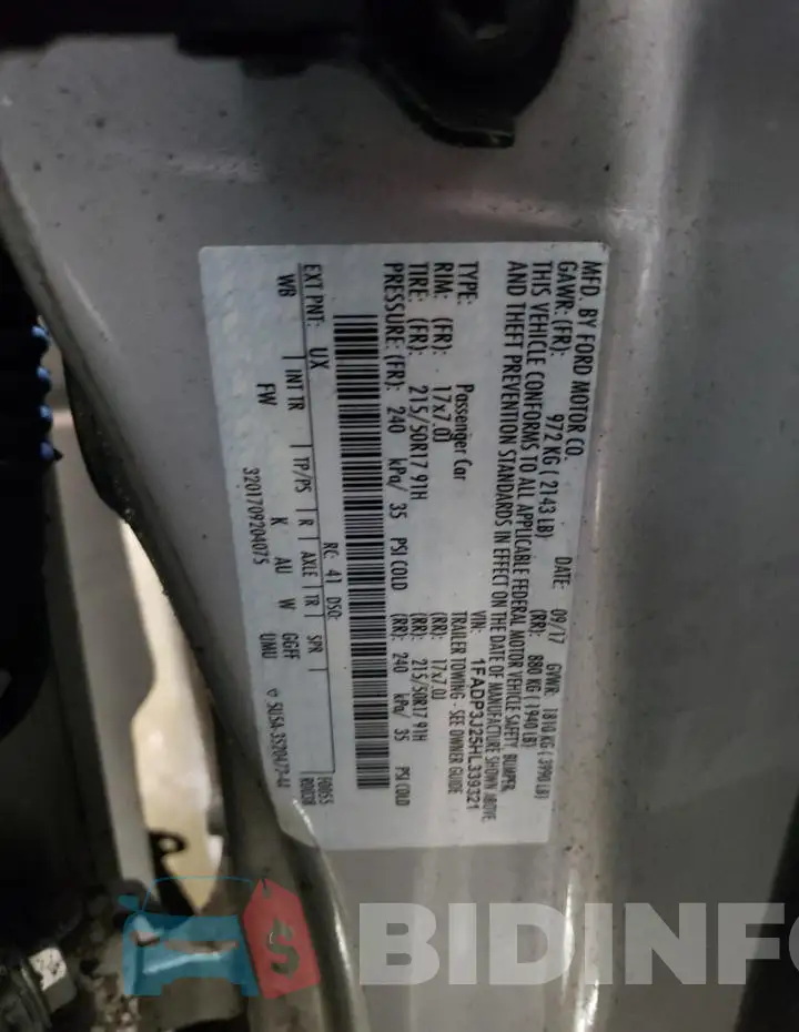 1FADP3J25HL339321 Photo# 13