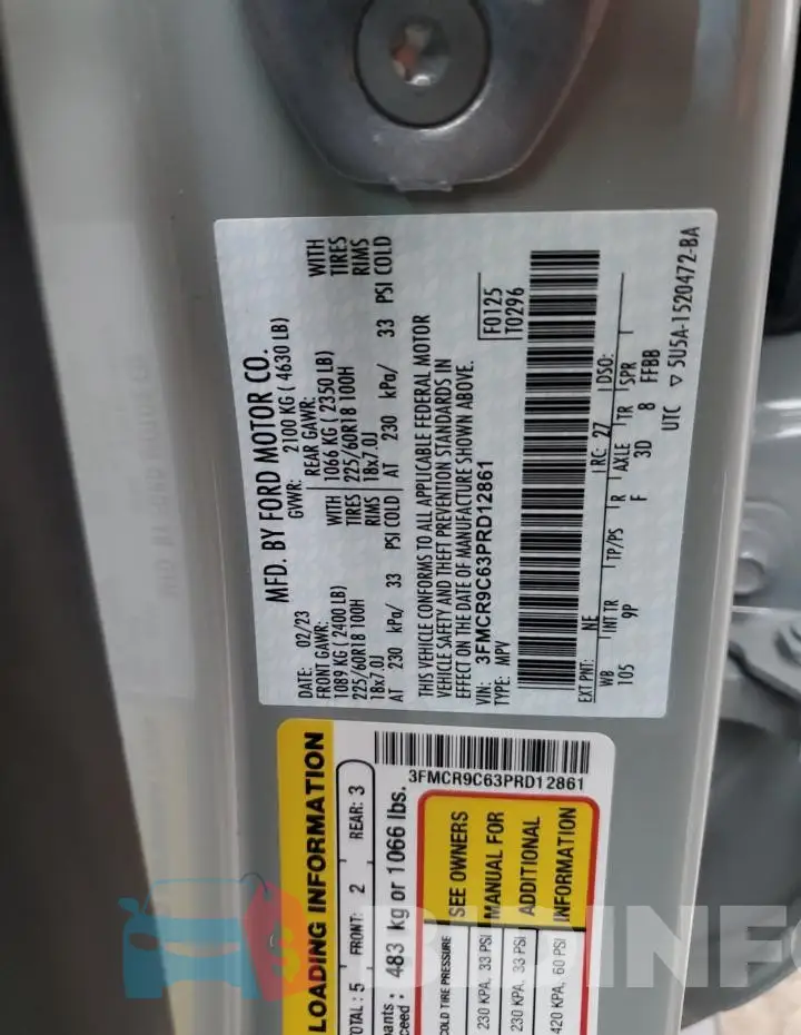 3FMCR9C63PRD12861 Photo# 12