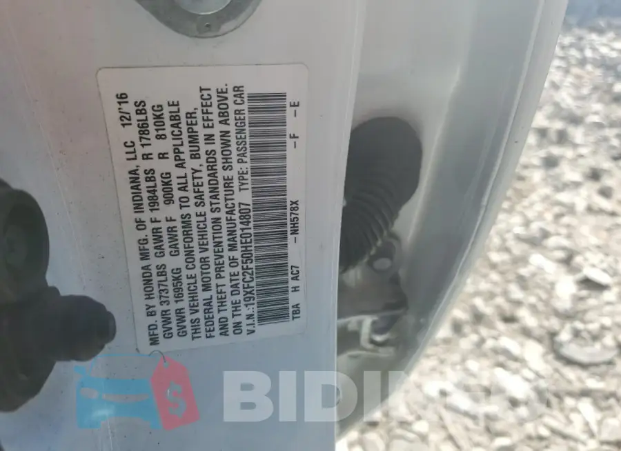 19XFC2F50HE014807 Photo# 12
