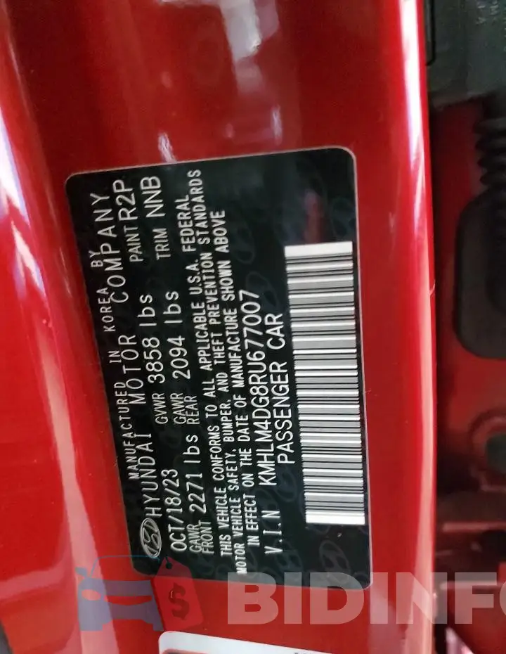 KMHLM4DG8RU677007 Photo# 12