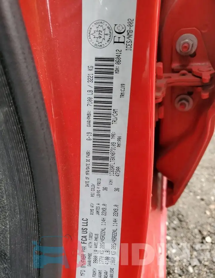 1C6SRFLT6KN873109 Photo# 13