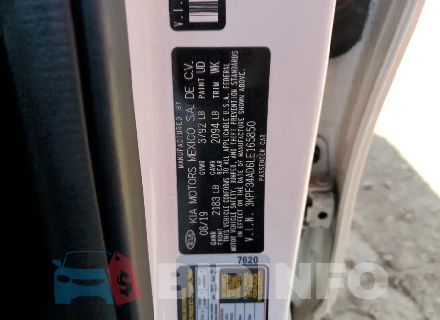 3KPF34AD6LE165850 Photo# 13