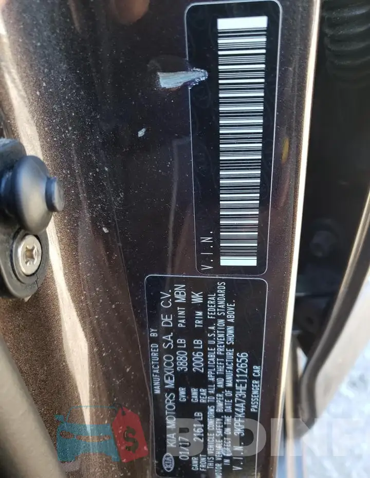 3KPFK4A73HE112656 Photo# 12