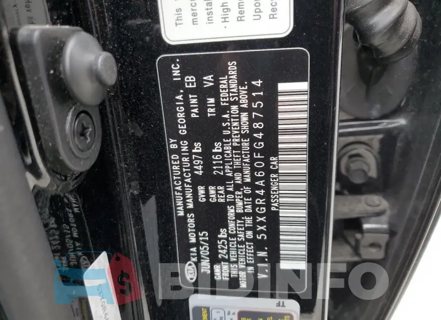 5XXGR4A60FG487514 Photo# 12