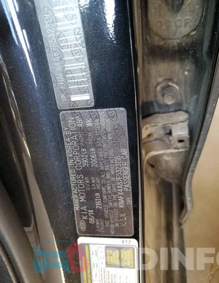 KNAFX4A87F5323116 Photo# 12