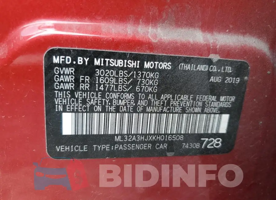 ML32A3HJXKH016508 Photo# 12