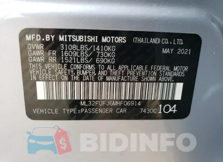 ML32FUFJ6MHF06914 Photo# 12