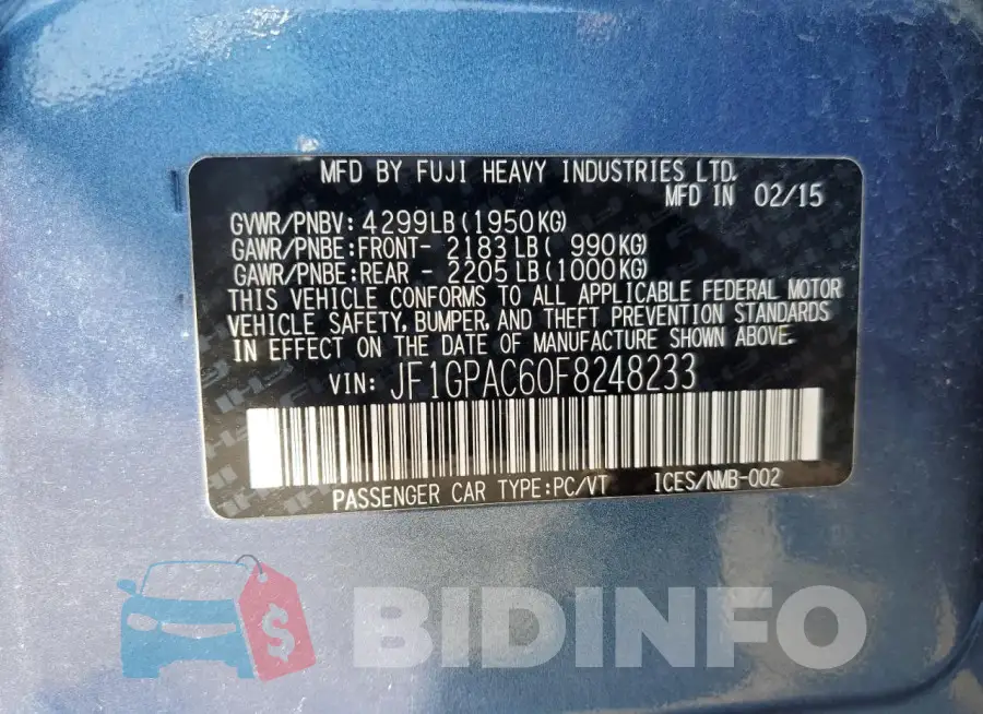 JF1GPAC60F8248233 Photo# 12