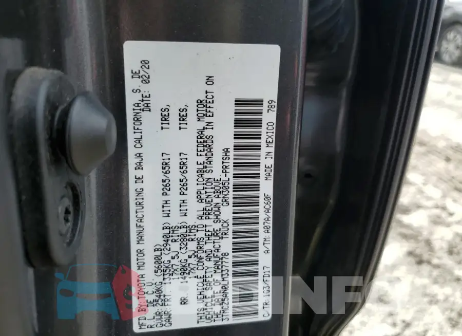 3TMCZ5AN0LM337778 Photo# 12