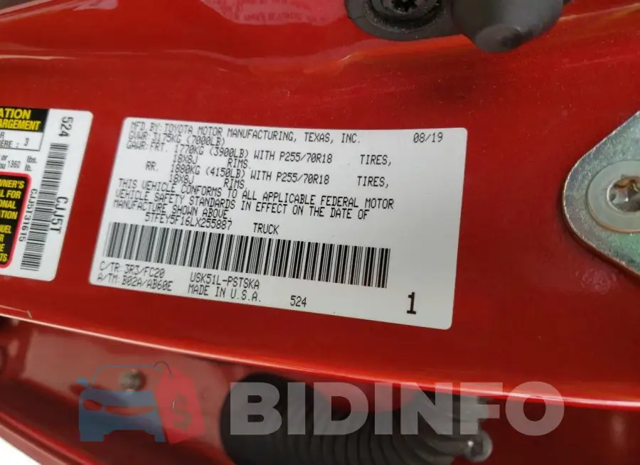 5TFEY5F16LX255887 Photo# 13