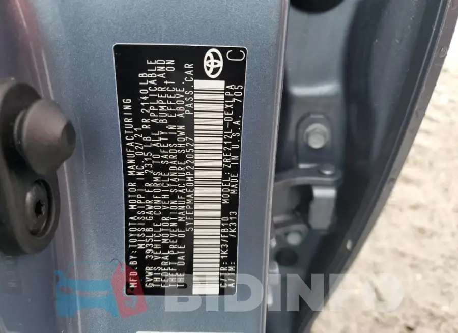 5YFEPMAE0MP220527 Photo# 12