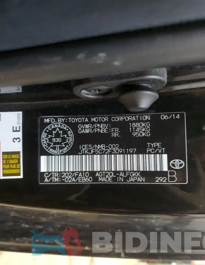 JTKJF5C72F3091197 Photo# 12