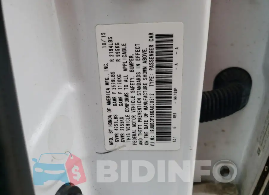 19UUB3F56GA000512 Photo# 12