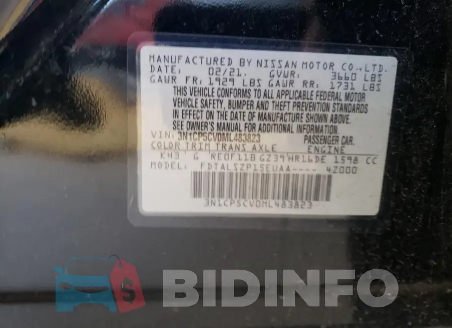 3N1CP5CV0ML483823 Photo# 12