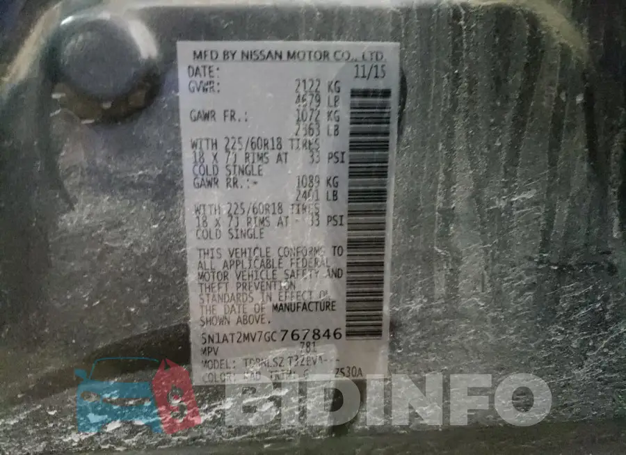 5N1AT2MV7GC767846 Photo# 12
