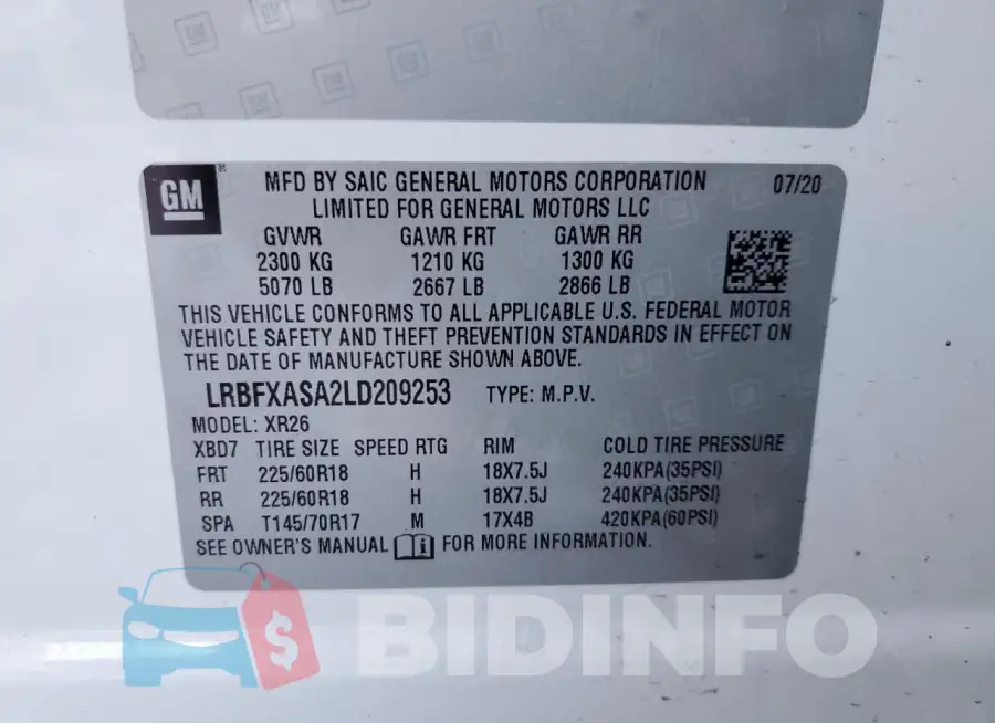 LRBFXASA2LD209253 Photo# 13
