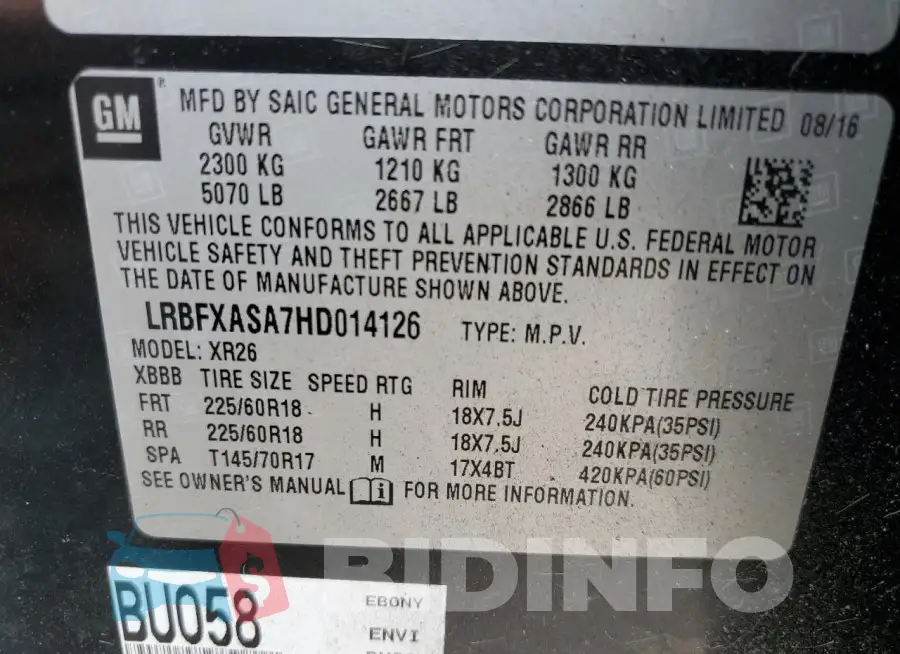 LRBFXASA7HD014126 Photo# 12