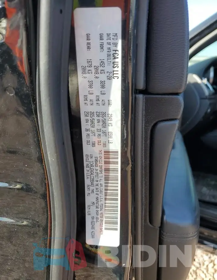 1C4RJEAG4LC295443 Photo# 12