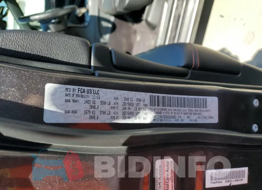 1C4RJFBG6HC694687 Photo# 13