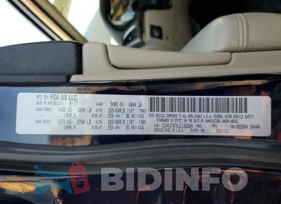 1C4RJFBT0JC166324 Photo# 12