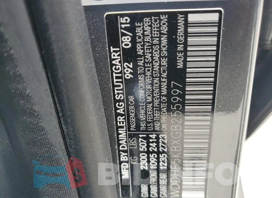WDDHF5KBXGB255997 Photo# 12