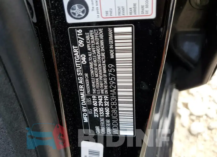 WDDUG8CB3HA295759 Photo# 12