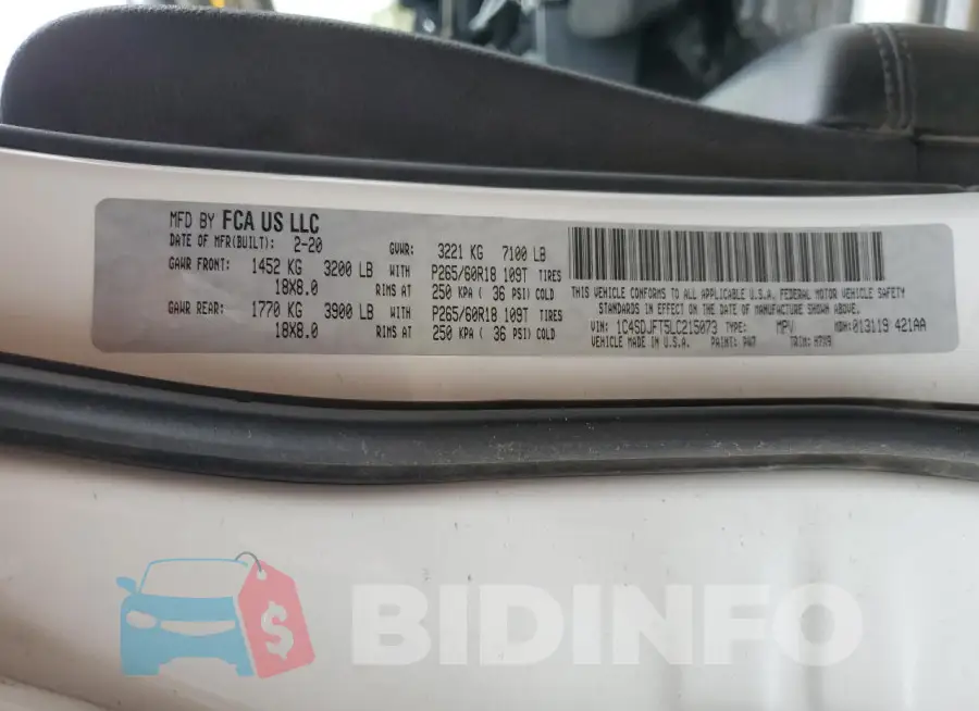 1C4SDJFT5LC215073 Photo# 13