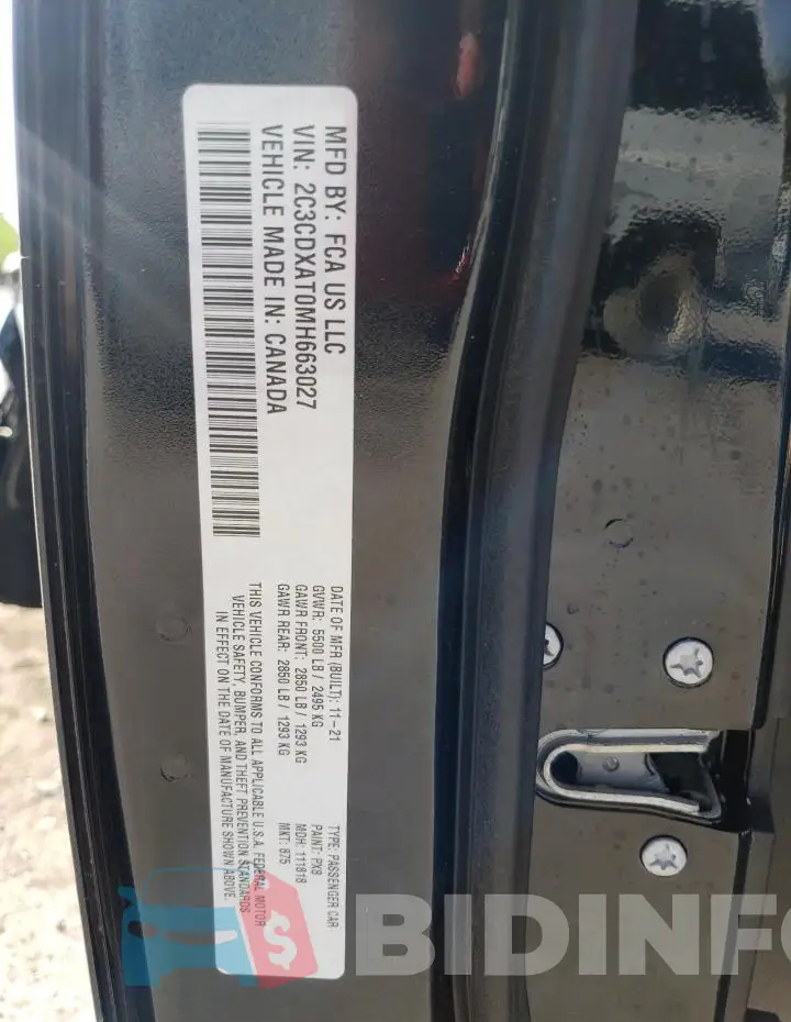 2C3CDXAT0MH663027 Photo# 13