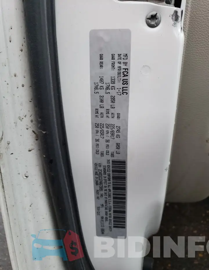 2C4RDGCG7HR673091 Photo# 14