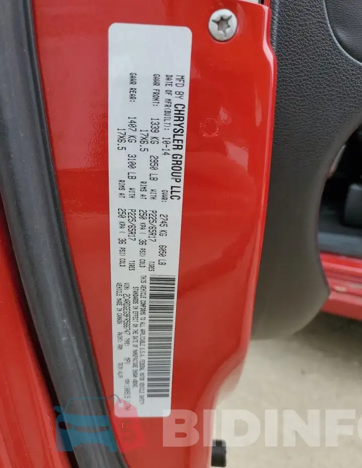 2C4RDGEG9FR566747 Photo# 13