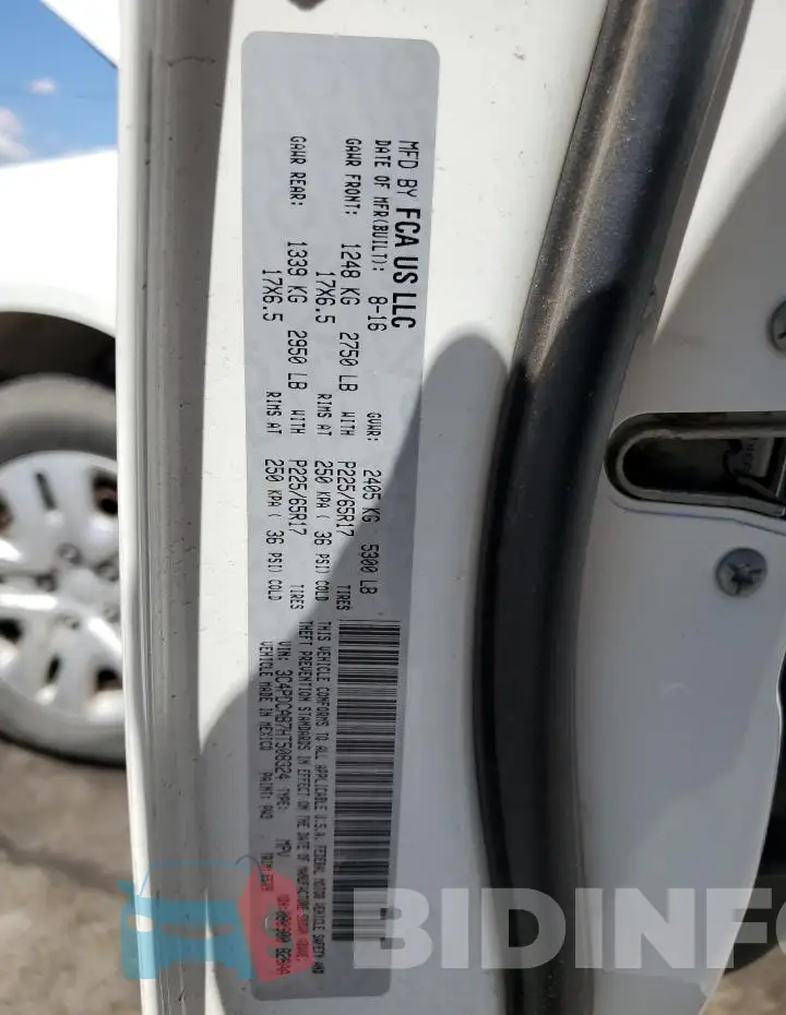 3C4PDCAB7HT508324 Photo# 13