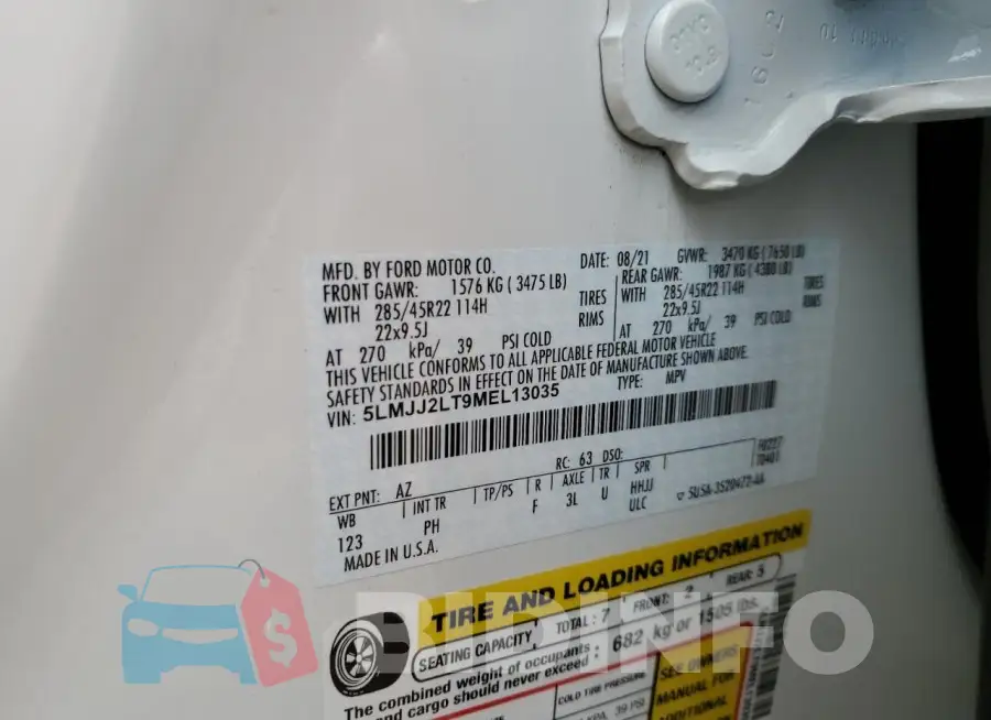 5LMJJ2LT9MEL13035 Photo# 12