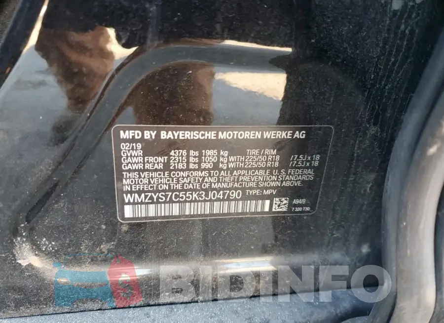 WMZYS7C55K3J04790 Photo# 13