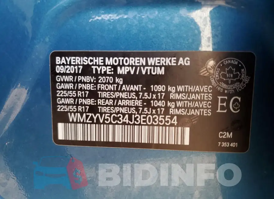 WMZYV5C34J3E03554 Photo# 13