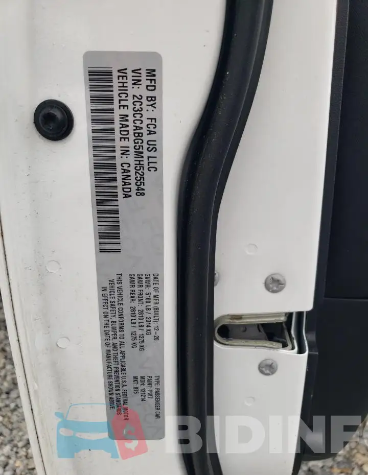 2C3CCABG5MH525548 Photo# 12