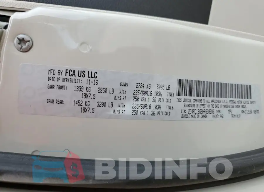 2C4RC1BG9HR638280 Photo# 13