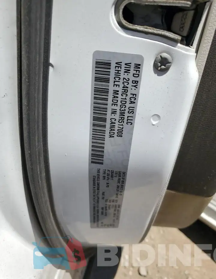 2C4RC1DG3MR517008 Photo# 12