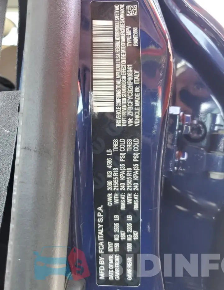 ZFBCFYCB2HP608941 Photo# 13