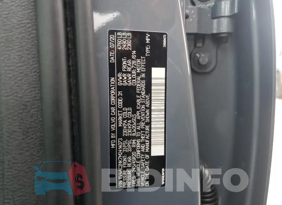 YV4AC2HK7M2414073 Photo# 13