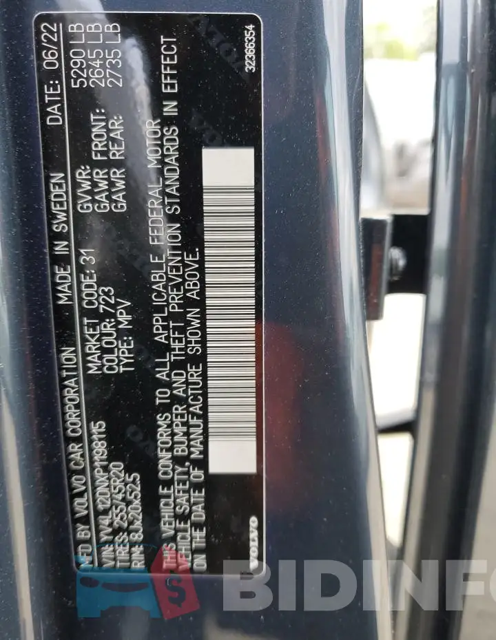 YV4L12DNXP1198115 Photo# 12