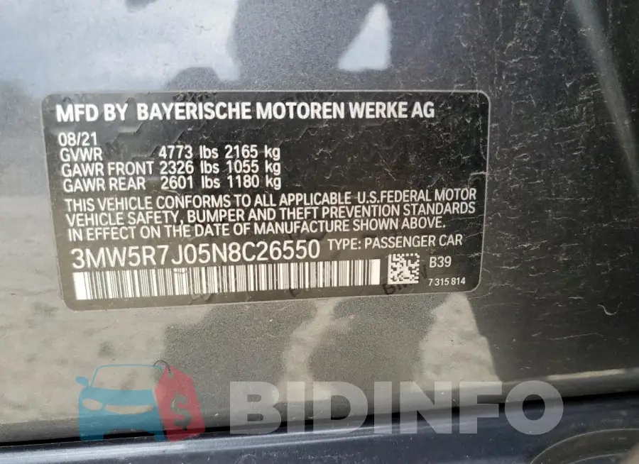 3MW5R7J05N8C26550 Photo# 13