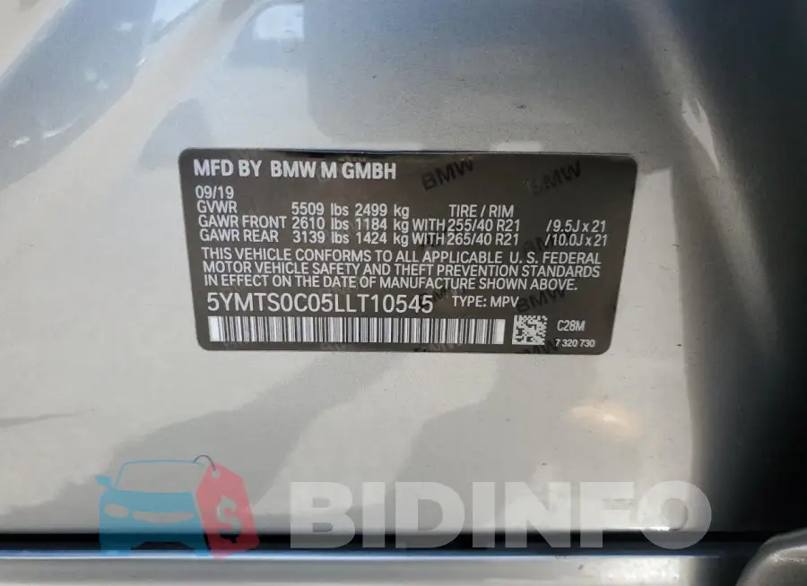 5YMTS0C05LLT10545 Photo# 12