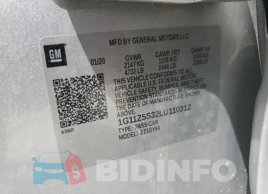 1G11Z5S32LU110312 Photo# 12
