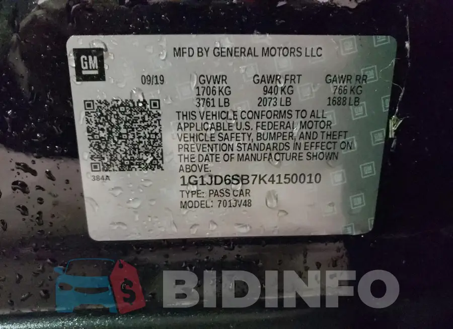 1G1JD6SB7K4150010 Photo# 12