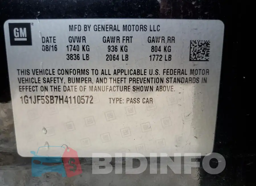 1G1JF5SB7H4110572 Photo# 12