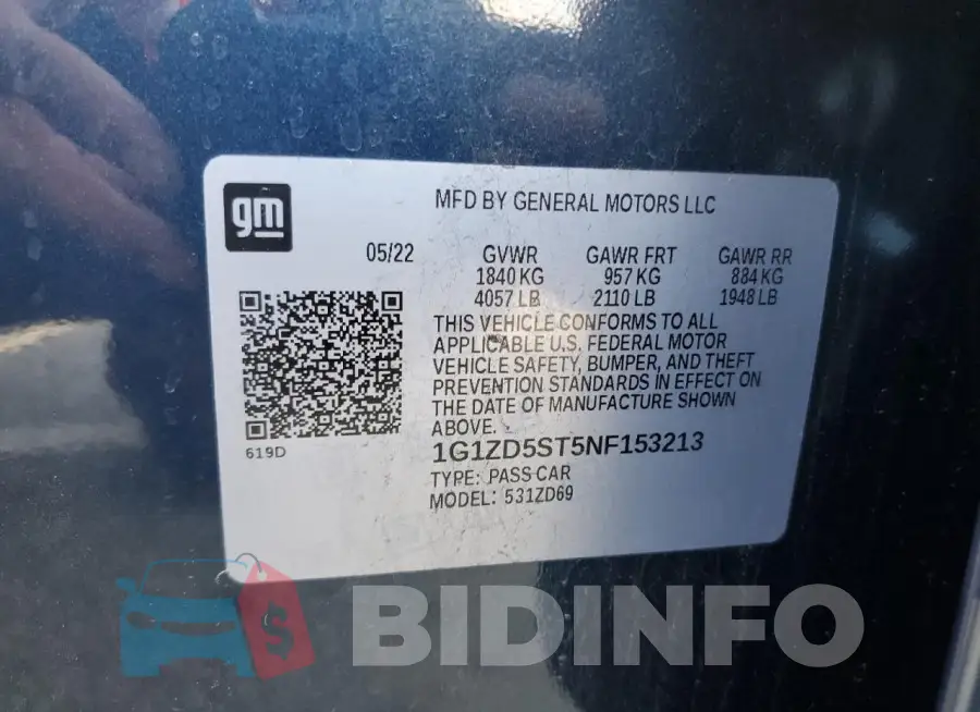 1G1ZD5ST5NF153213 Photo# 12